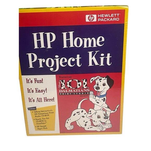 Disney 101 Dalmatians Print Studio HP Home Project Kit CD ROM  IN PACKAGE - Picture 10 of 10